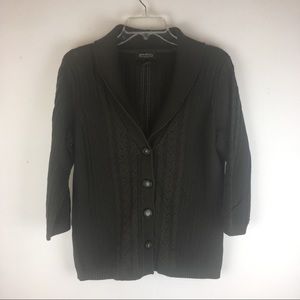 Size L 100% cotton cardigan sweater